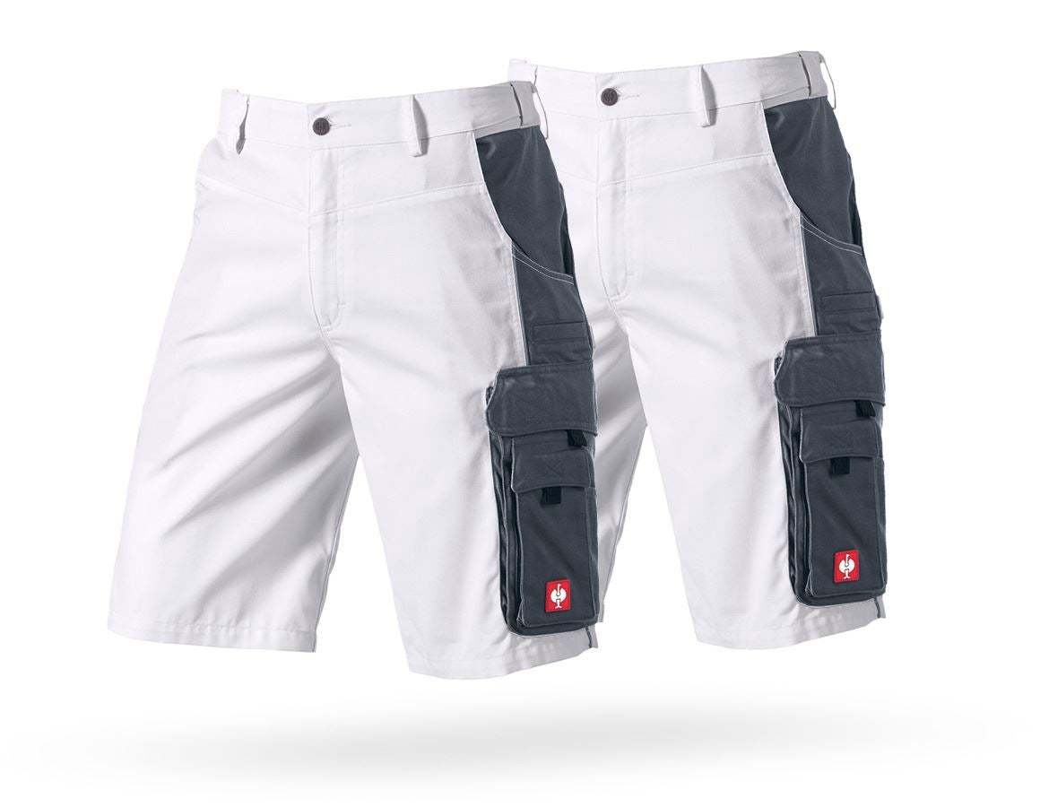 Clothing: Combo-Set: 2x Shorts e.s.active + white/grey