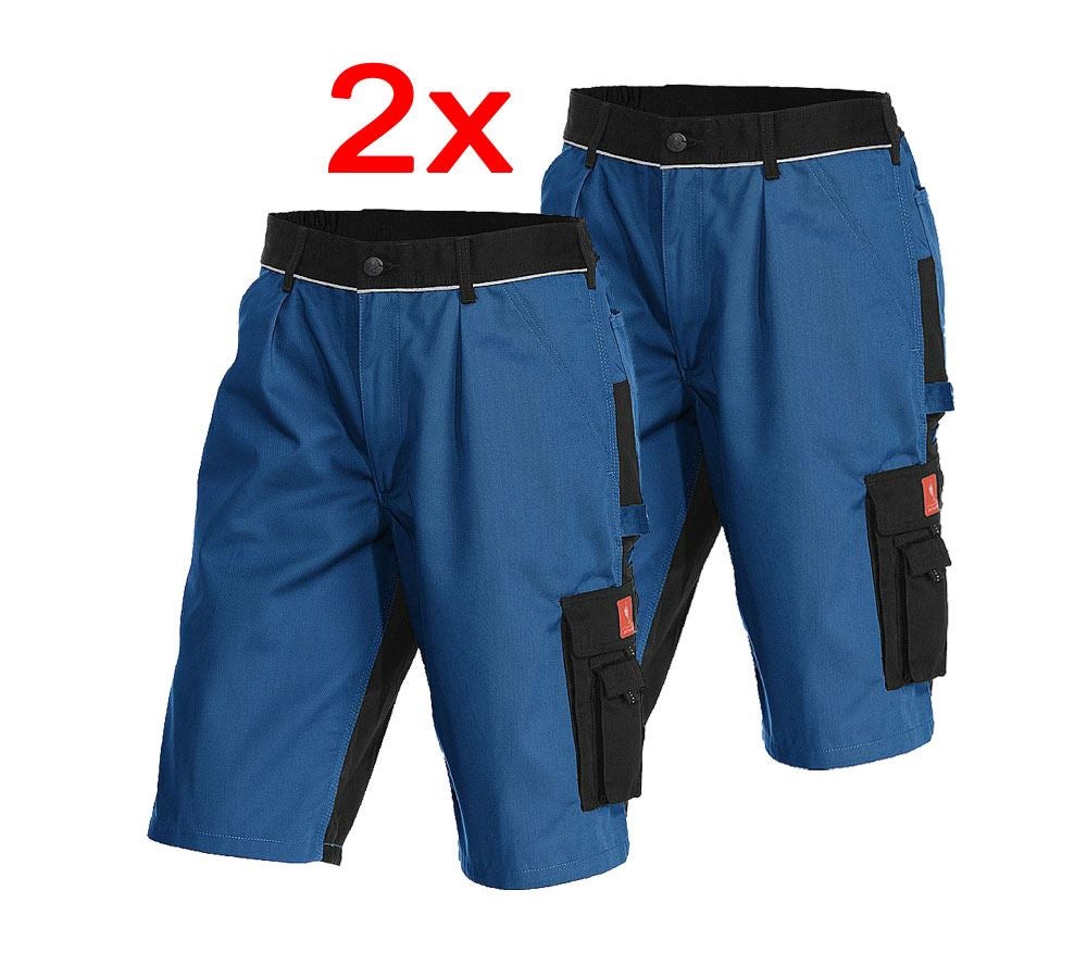 Clothing: Combo-Set: 2x shorts e.s. image + royal/black