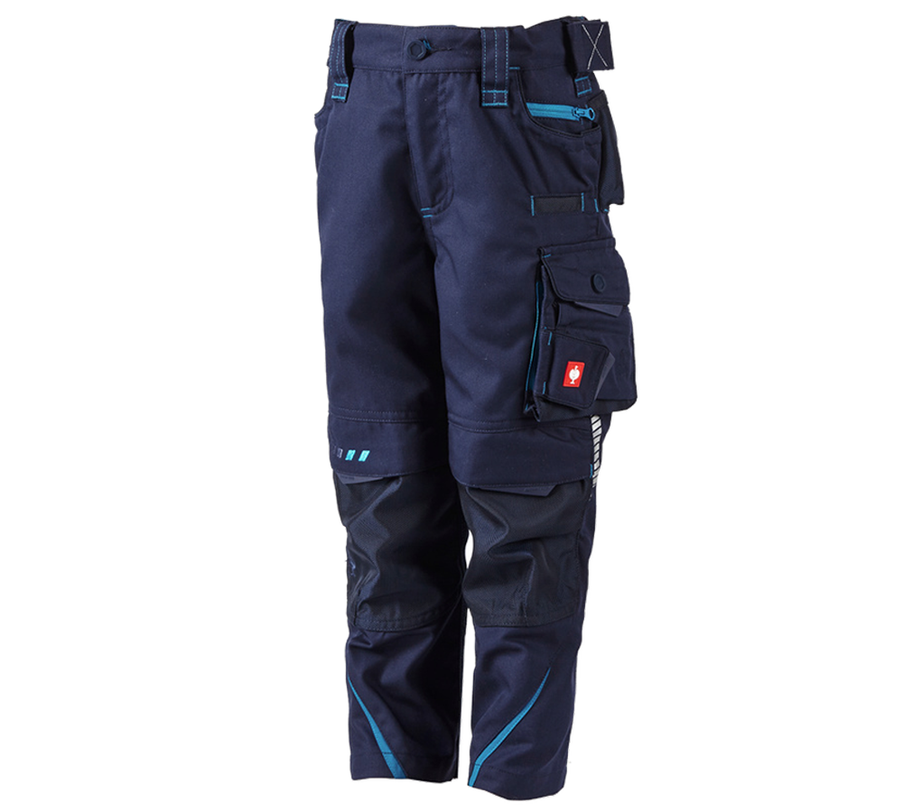 Trousers: Trousers e.s.motion 2020, children's + navy/atoll