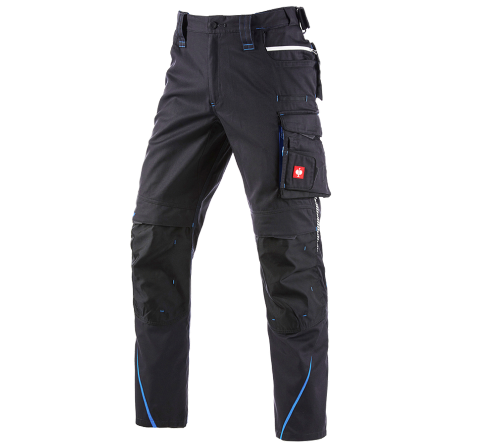 Plumbers / Installers: Trousers e.s.motion 2020 + graphite/gentianblue