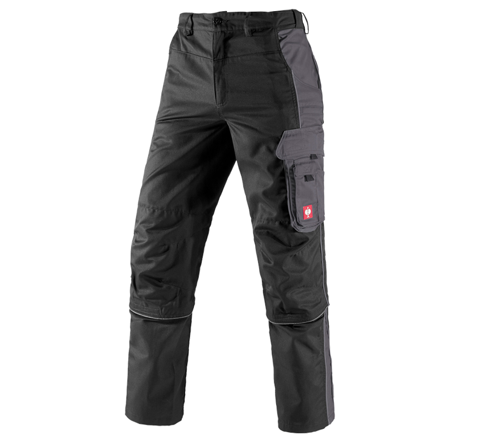 Gardening / Forestry / Farming: Zip-Off trousers e.s.active + black/anthracite