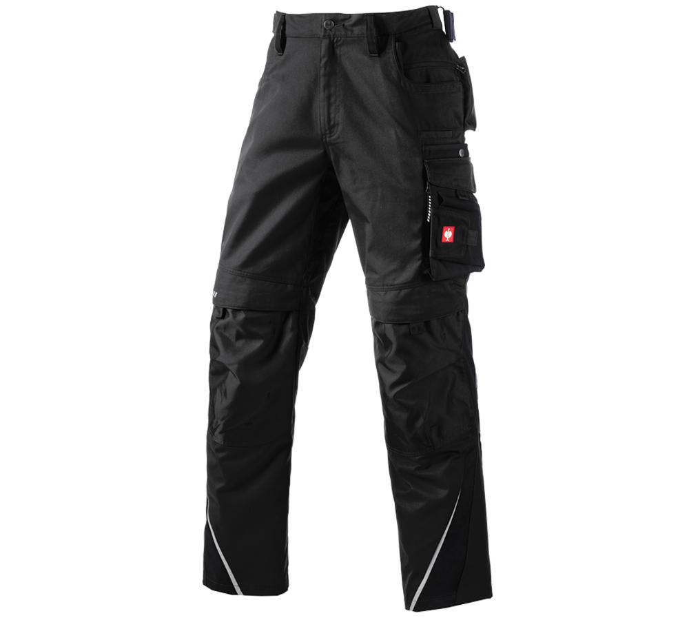 Work Trousers: Trousers e.s.motion Winter + black
