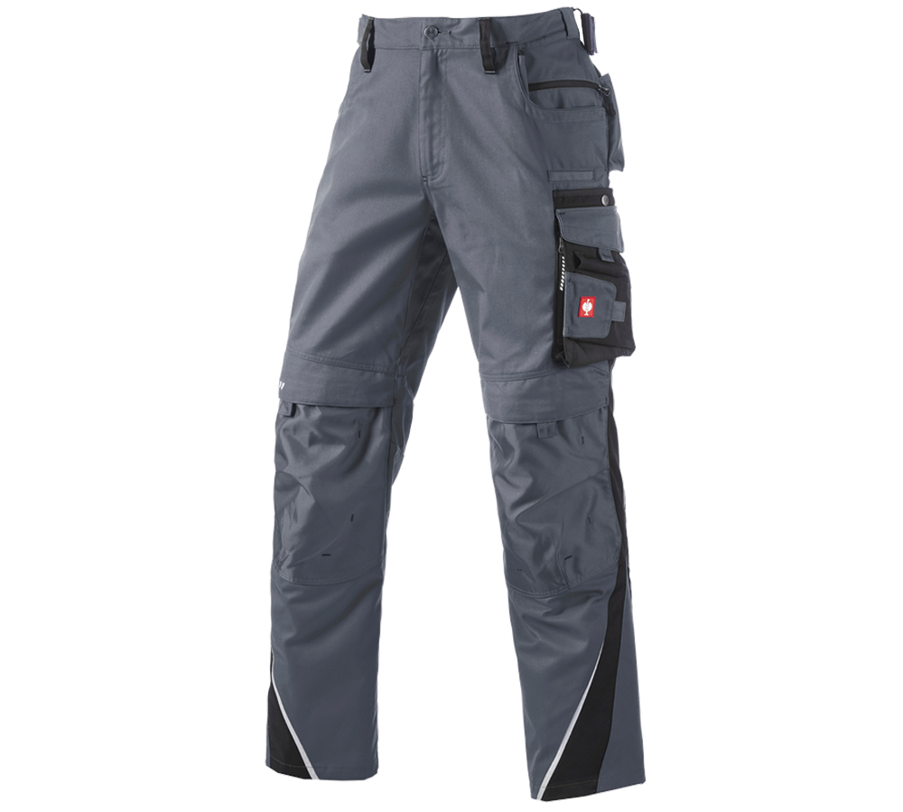 Work Trousers: Trousers e.s.motion Winter + grey/black
