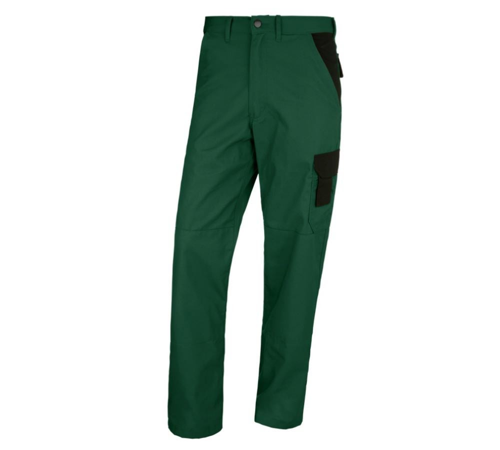 Work Trousers: STONEKIT Trousers Odense + green/black