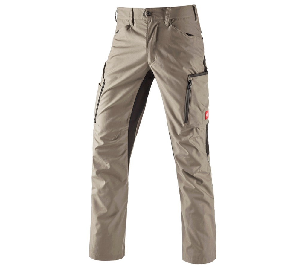 Work Trousers: Trousers e.s.vision, men's + clay/black