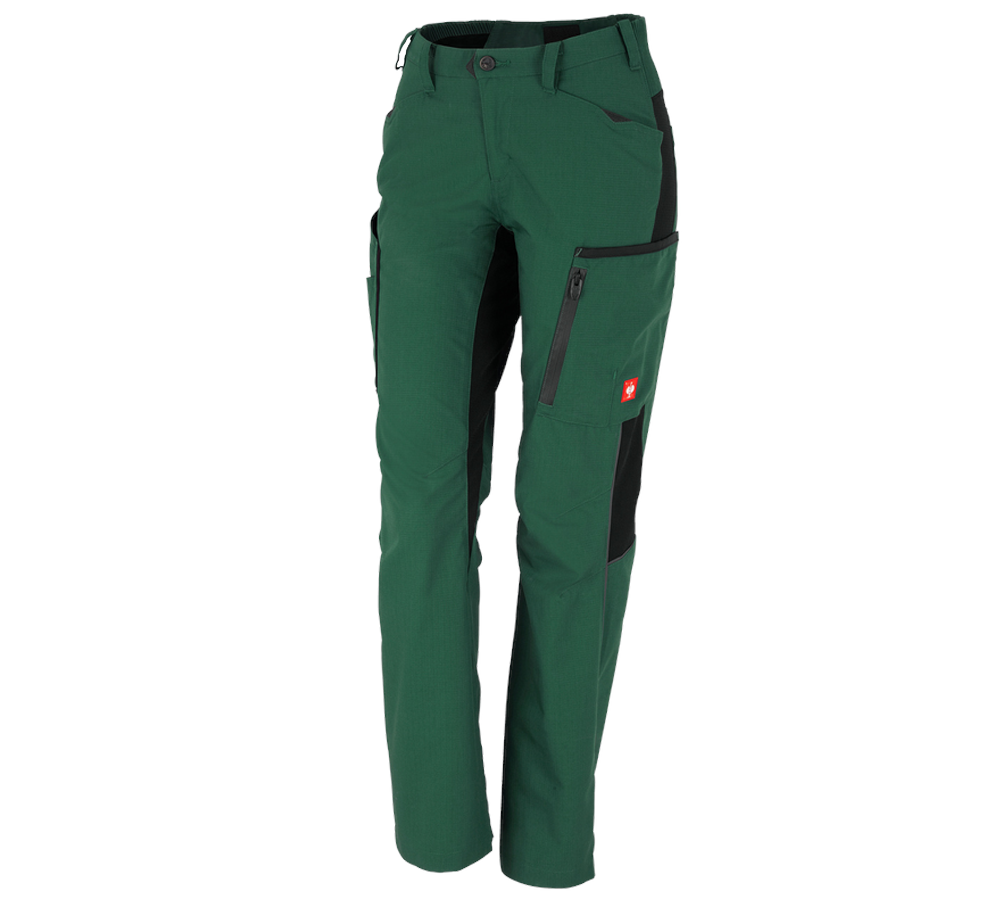 Joiners / Carpenters: Ladies' trousers e.s.vision + green/black
