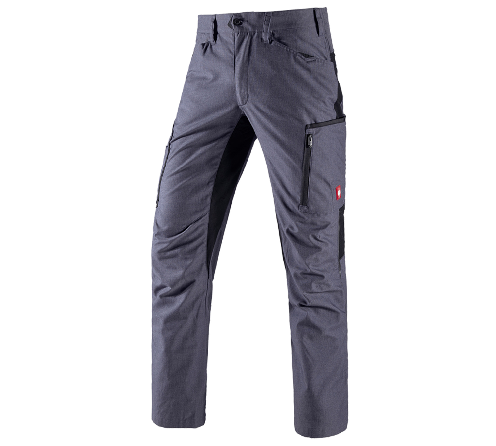 Plumbers / Installers: Winter trousers e.s.vision + pacific melange/black