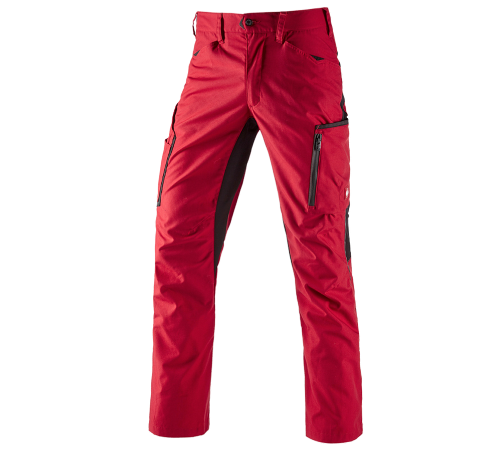Work Trousers: Winter trousers e.s.vision + red/black