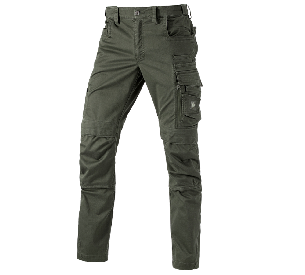 Work Trousers: Trousers e.s.motion ten + disguisegreen