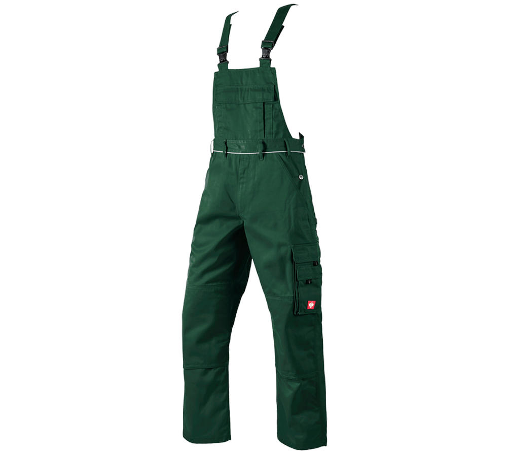 Work Trousers: Bib & brace e.s.classic  + green