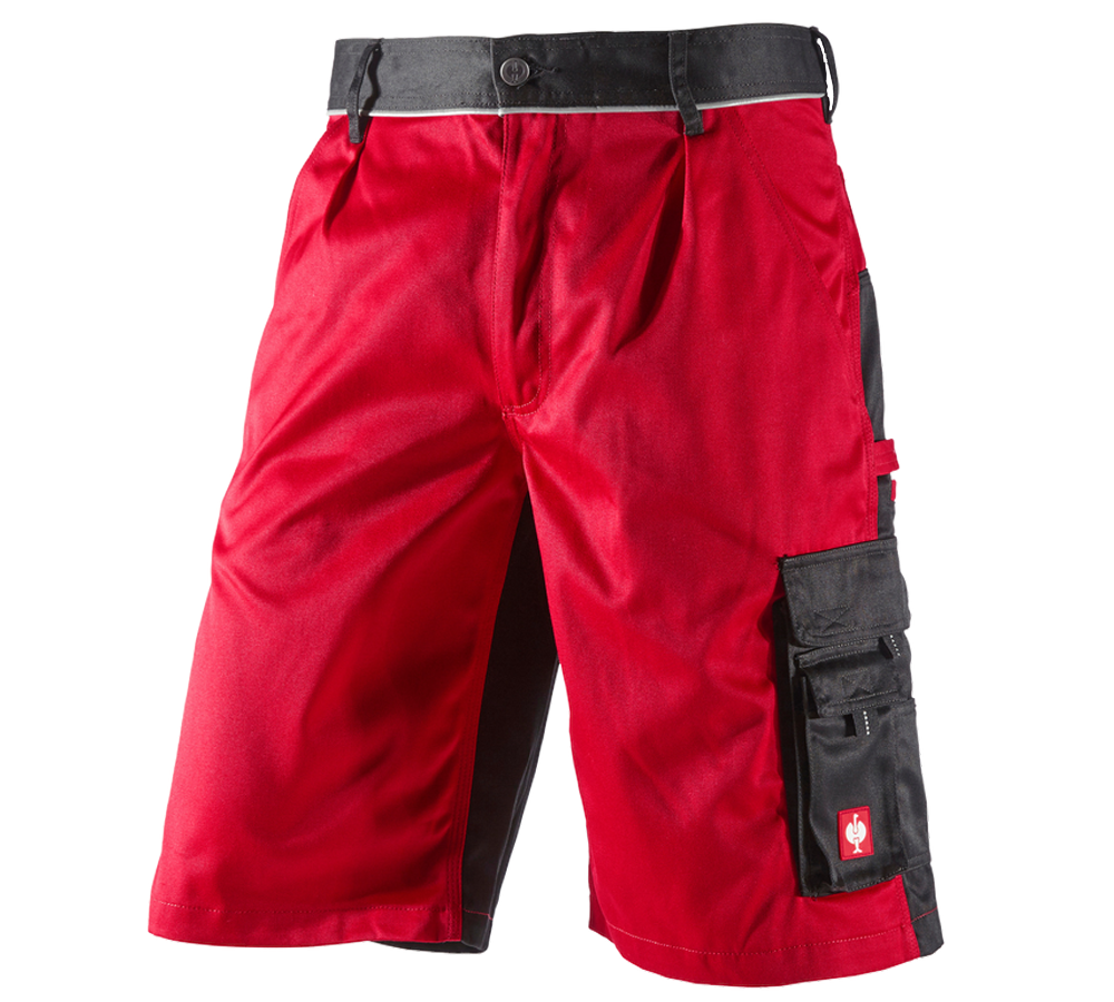 Work Trousers: Short e.s.image + red/black