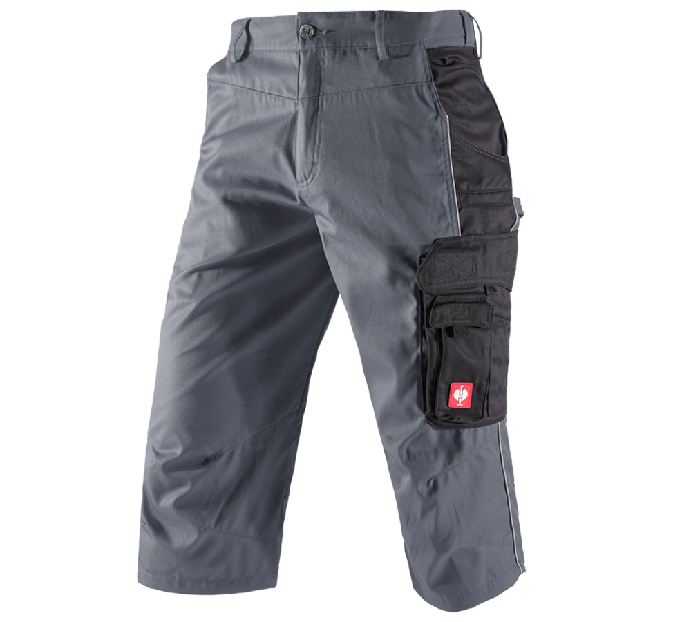 Plumbers / Installers: e.s.active 3/4 length trousers + grey/black
