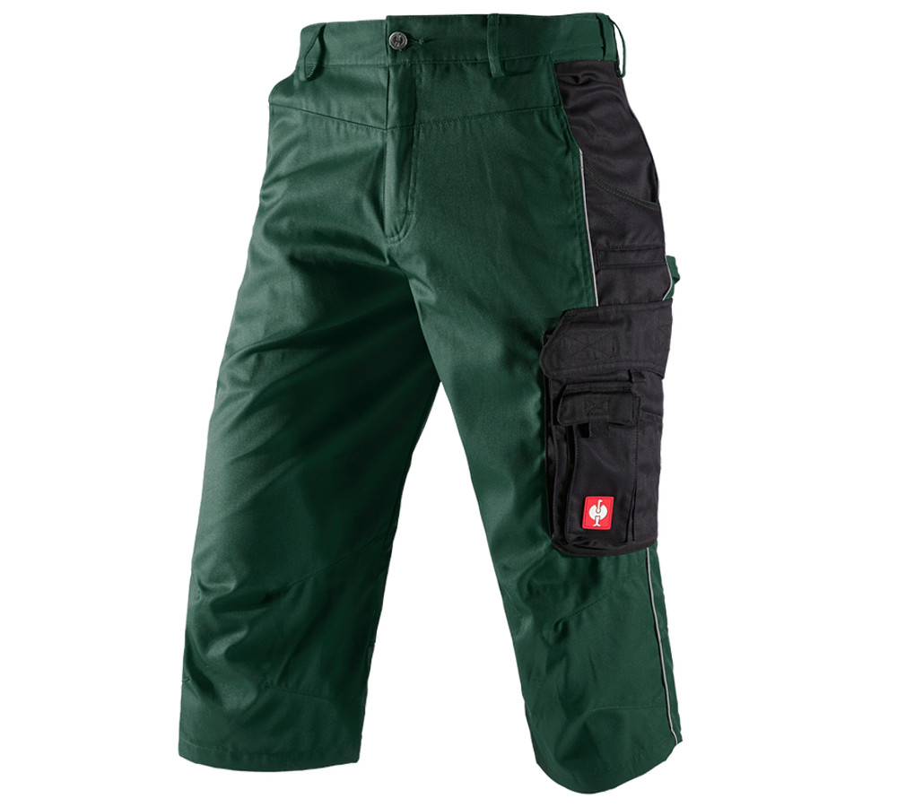 Plumbers / Installers: e.s.active 3/4 length trousers + green/black