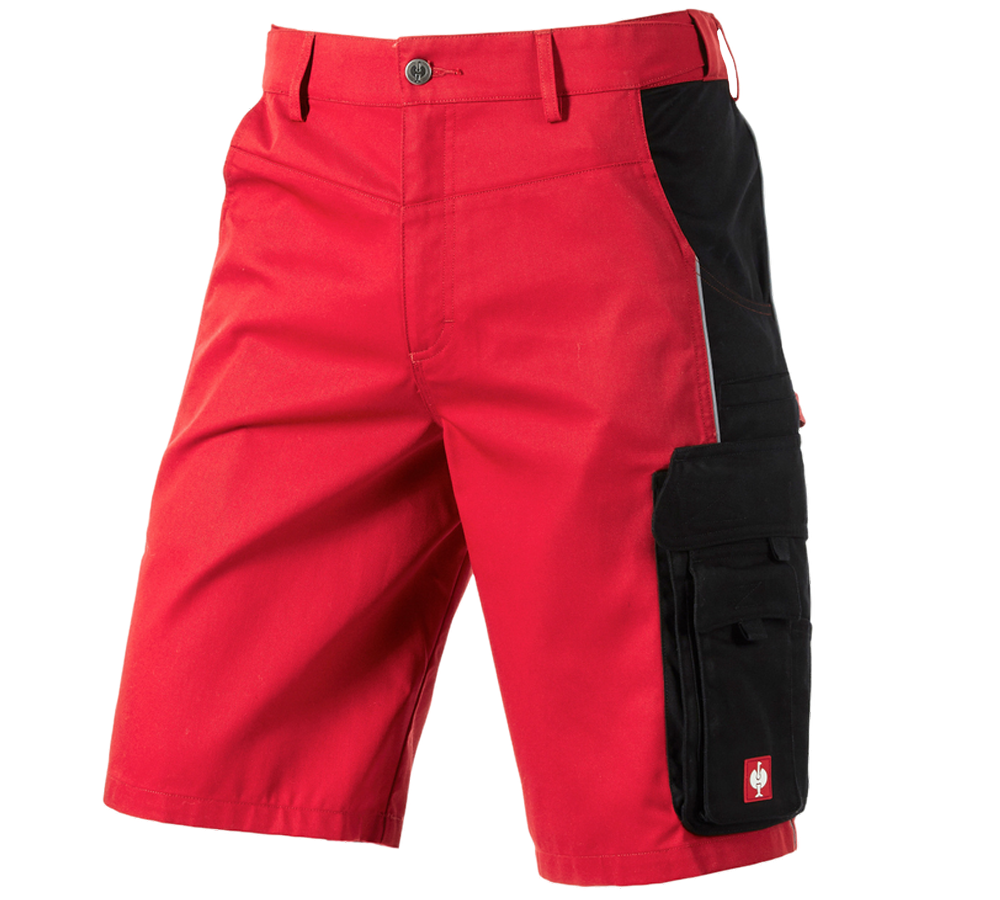 Gardening / Forestry / Farming: Shorts e.s.active + red/black