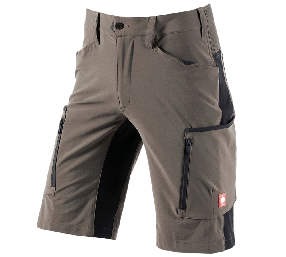 Plumbers / Installers: Shorts e.s.vision stretch, men's + stone/black