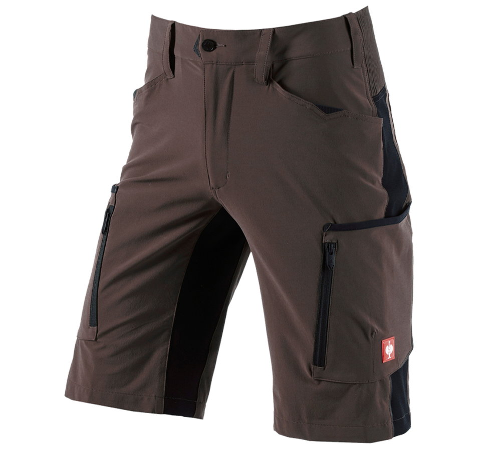 Plumbers / Installers: Shorts e.s.vision stretch, men's + chestnut/black