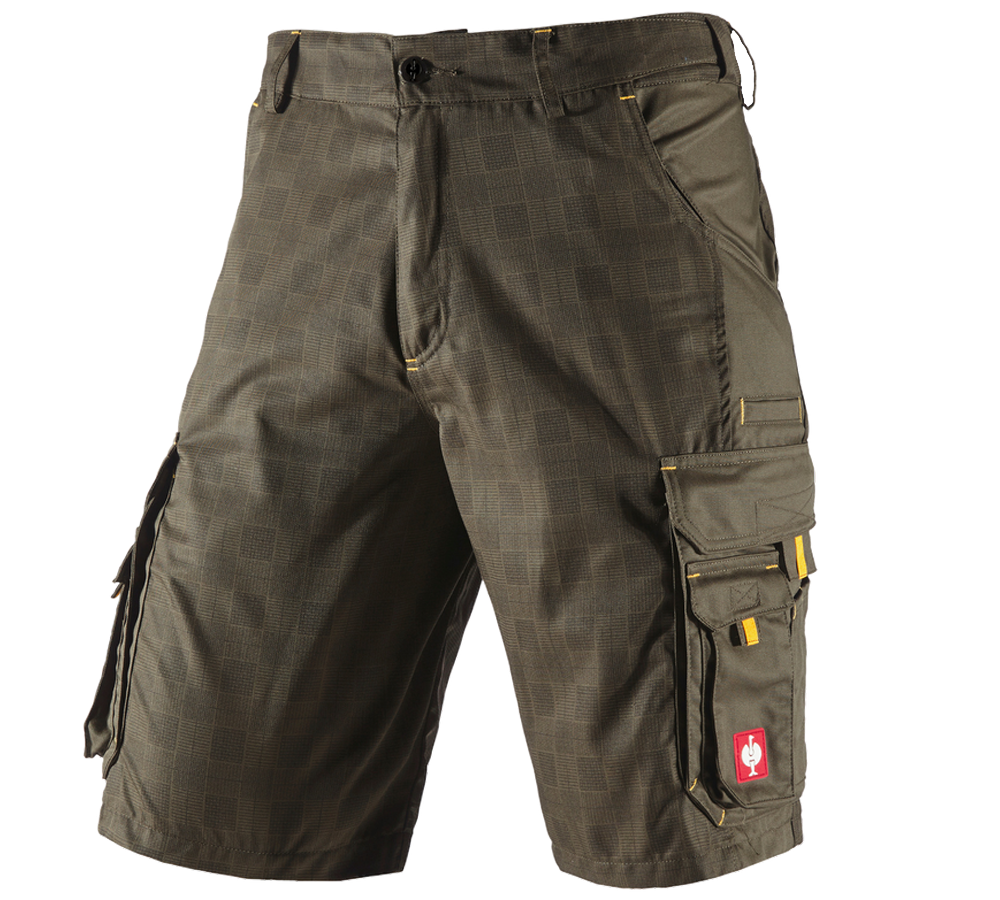 Gardening / Forestry / Farming: Shorts e.s. carat + olive/yellow