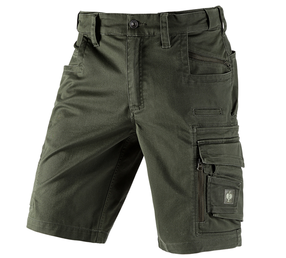 Work Trousers: Shorts e.s.motion ten + disguisegreen