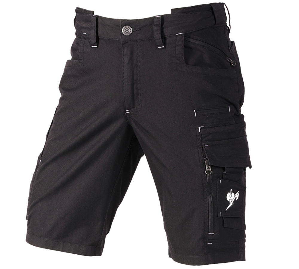 Clothing: Metallica twill shorts + black