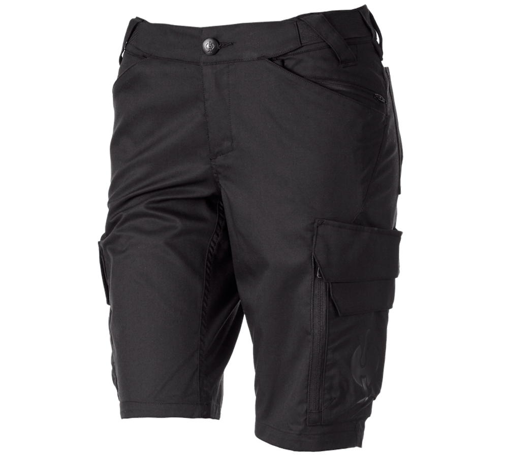 Work Trousers: Shorts e.s.trail, ladies' + black