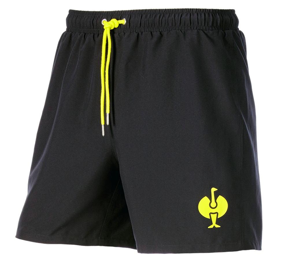 Clothing: Bathing shorts e.s.trail + black/acid yellow