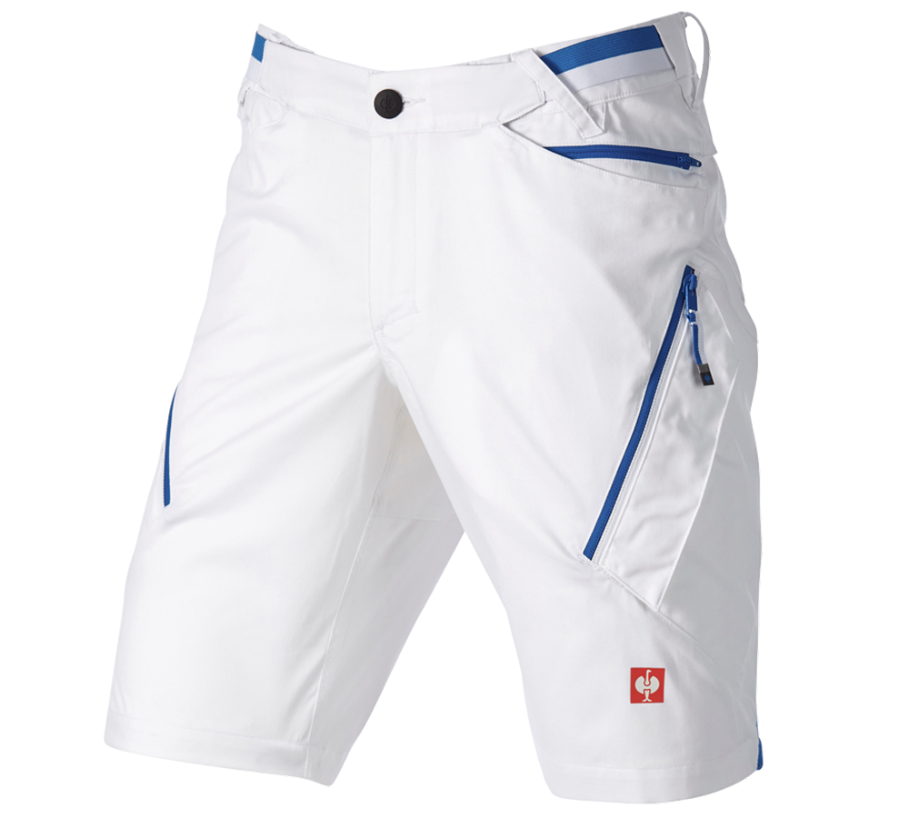 Clothing: Multipocket shorts e.s.ambition + white/gentianblue
