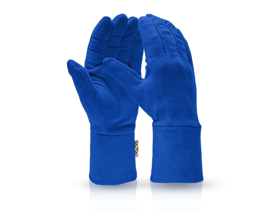 Textile: e.s. FIBERTWIN® microfleece gloves + royal