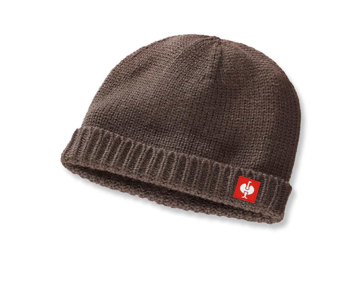 Cold: Knitted cap e.s.roughtough + bark