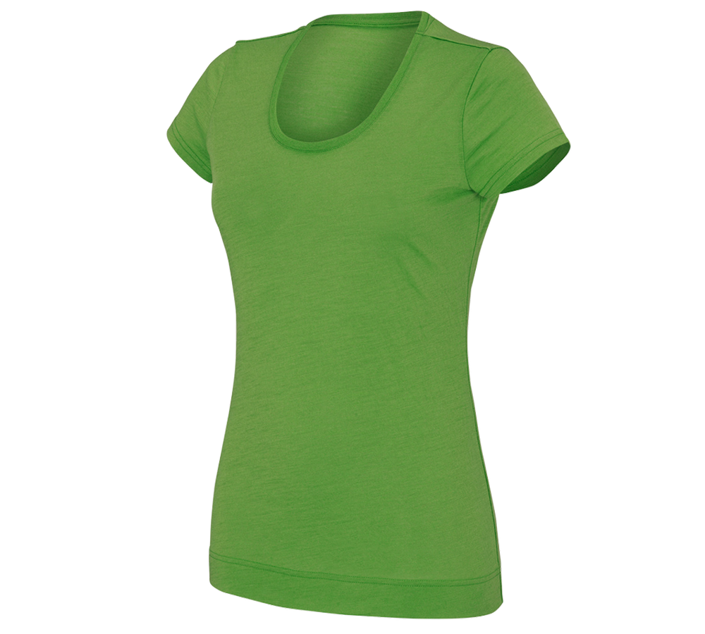 Shirts, Pullover & more: e.s. T-shirt Merino light, ladies' + seagreen