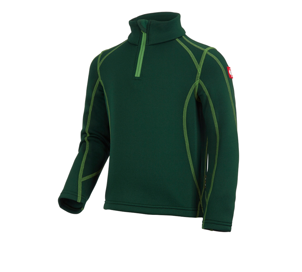 Cold: Funct.Troyer thermo stretch e.s.motion 2020 child. + green/seagreen