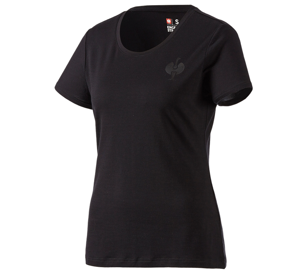 Clothing: T-Shirt Merino e.s.trail, ladies' + black