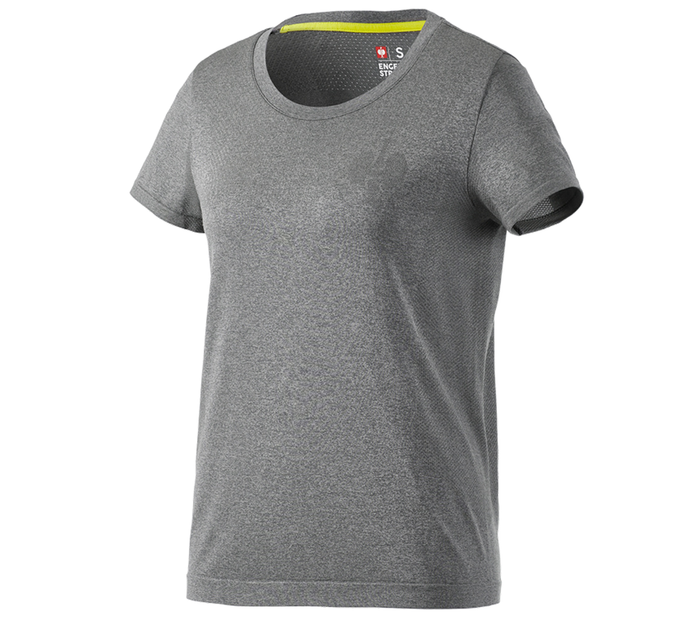 Shirts, Pullover & more: T-Shirt seamless e.s.trail, ladies' + basaltgrey melange