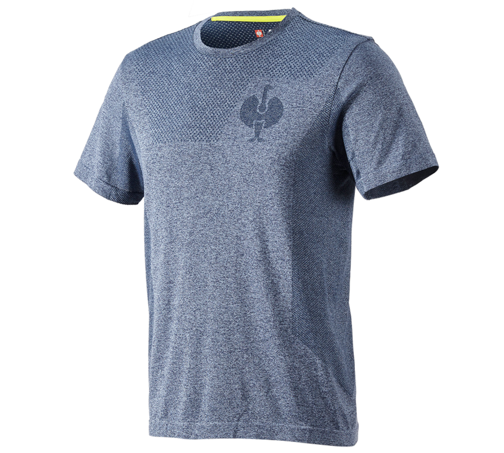 Shirts, Pullover & more: T-Shirt seamless e.s.trail + deepblue melange