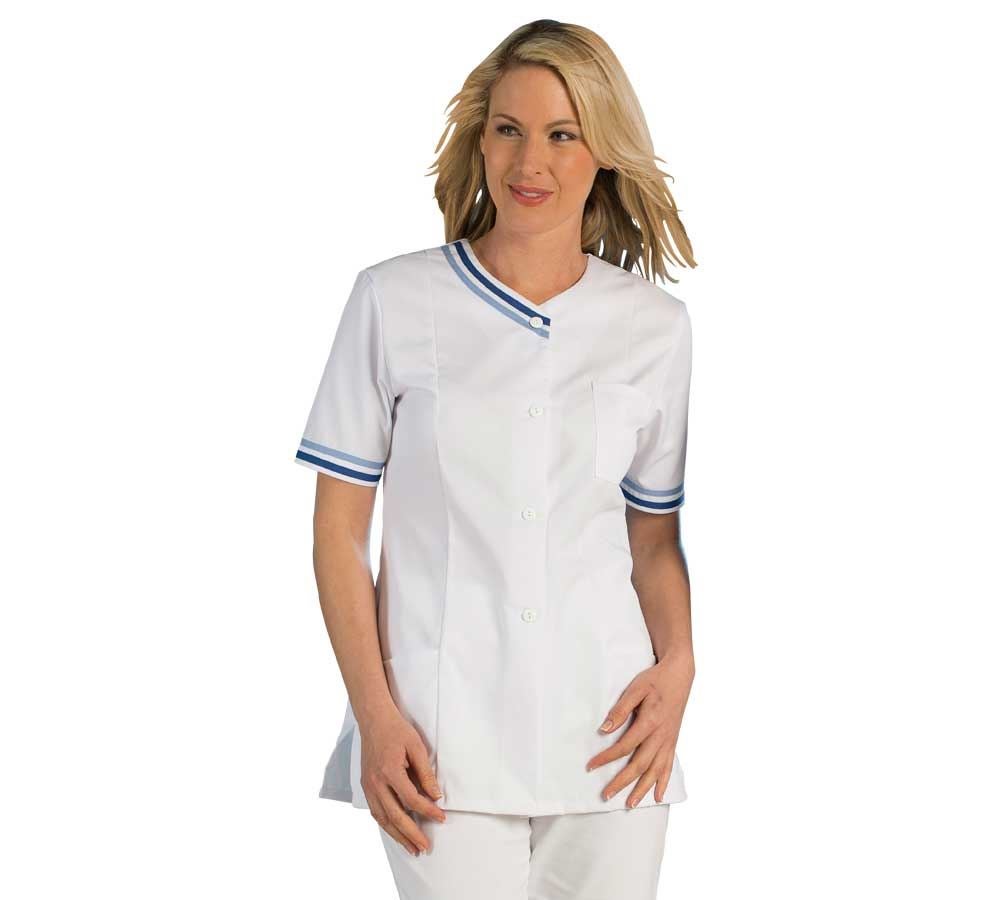 Shirts, Pullover & more: Tunic Ulrike + white/navy blue/lightblue
