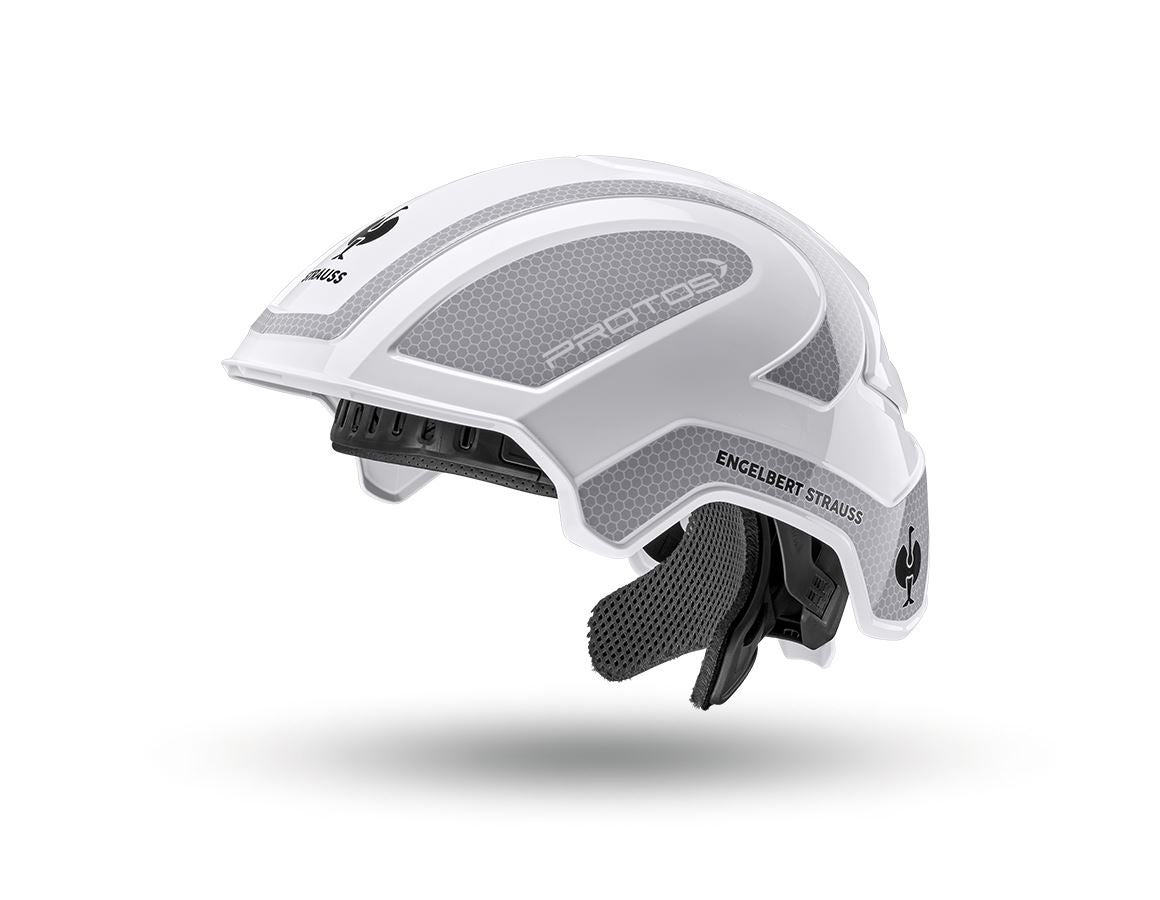 Hard Hats: e.s. Work helmet Protos® + white/platinum