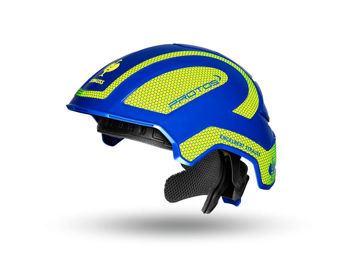 Personal Protection: e.s. Work helmet Protos® + royal/high-vis yellow