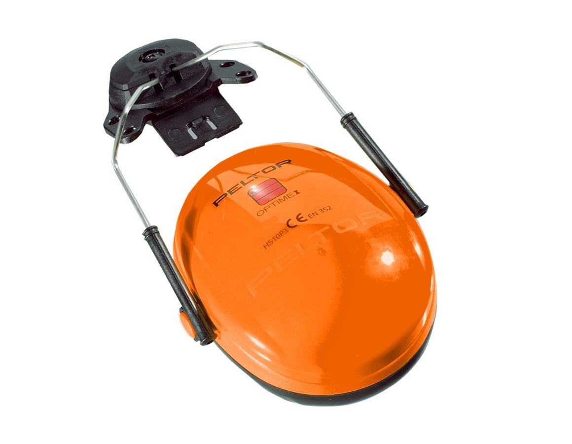 Ear Defenders: 3M Peltor Hearing protectors for helmet Optime I + orange