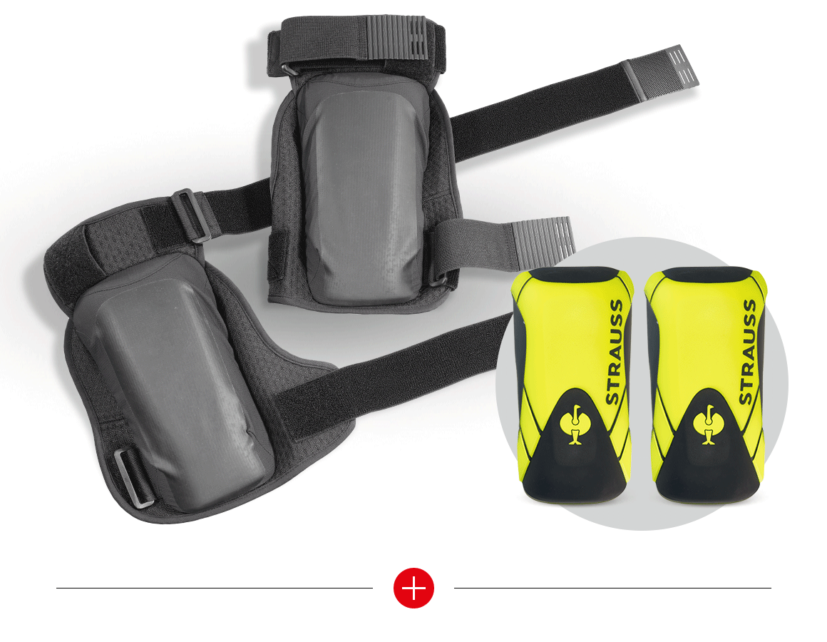 Knee Protectors: SET: e.s. Knee Pad + Pocket Pro-Comfort, rough