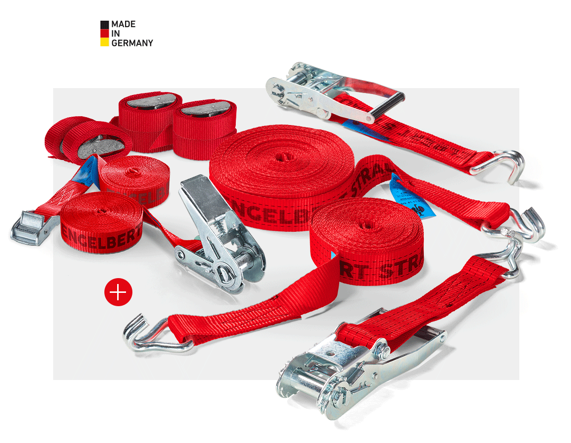 Tension straps: Professional Load-securing Set