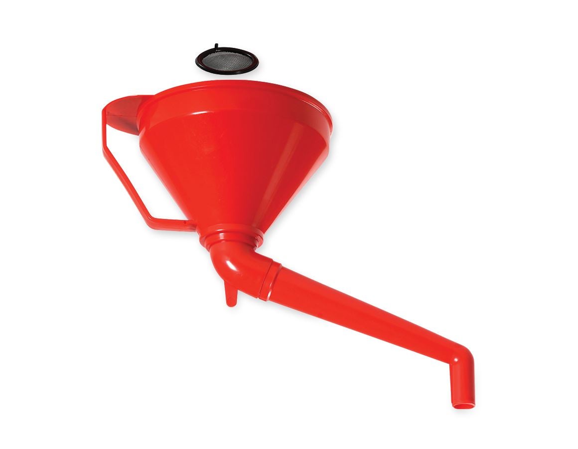 Maintenance: Combi-funnel with angled outlet