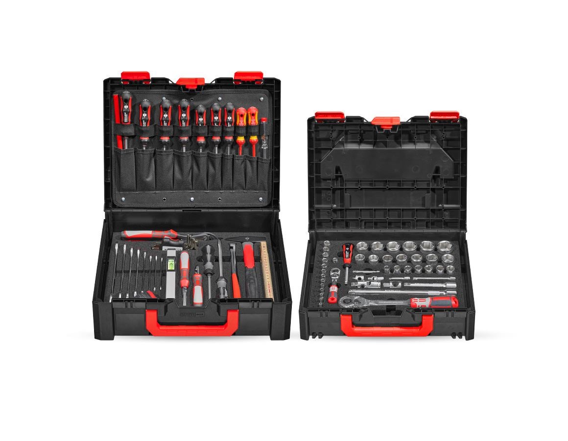 Tools: STRAUSSbox tool set Allround pro 1/4" + 1/2"