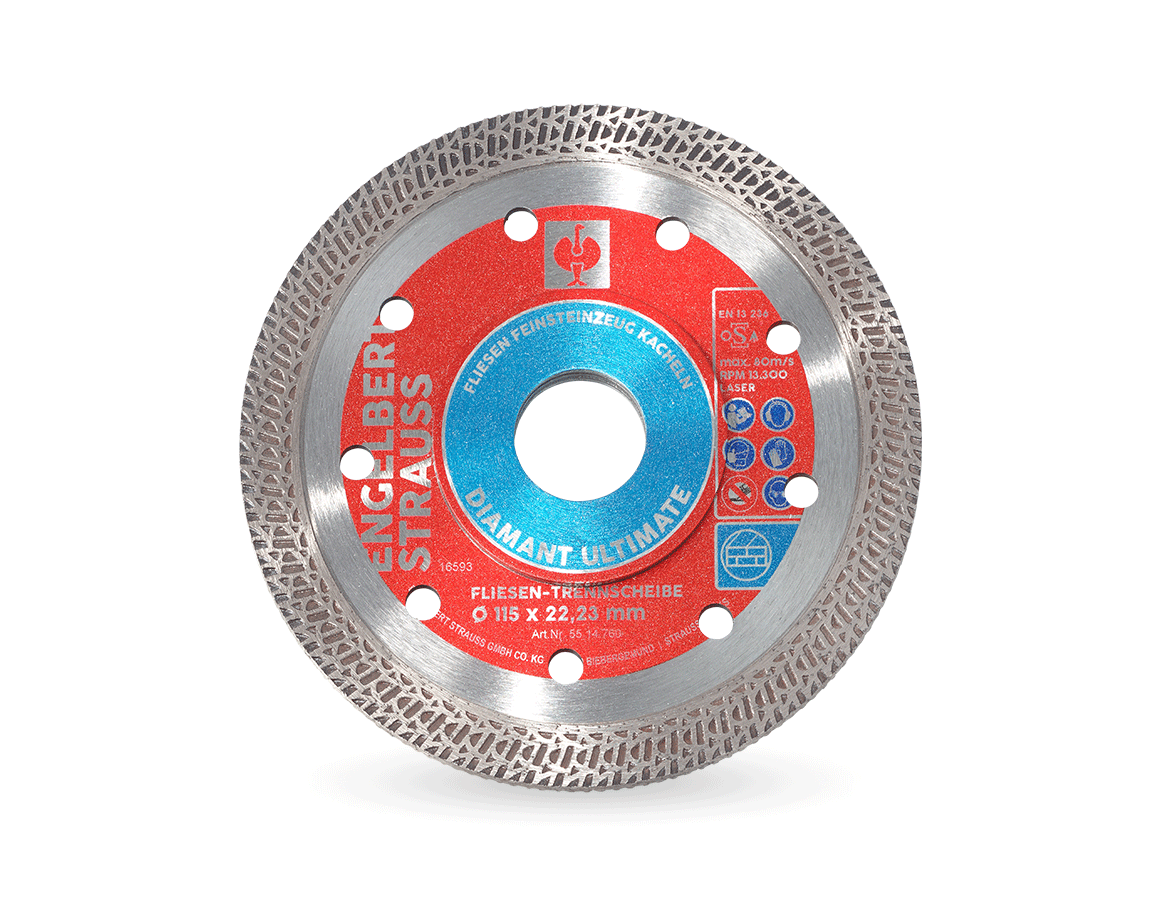 Cutting discs: e.s. Tile cutting disc diamond ultimate