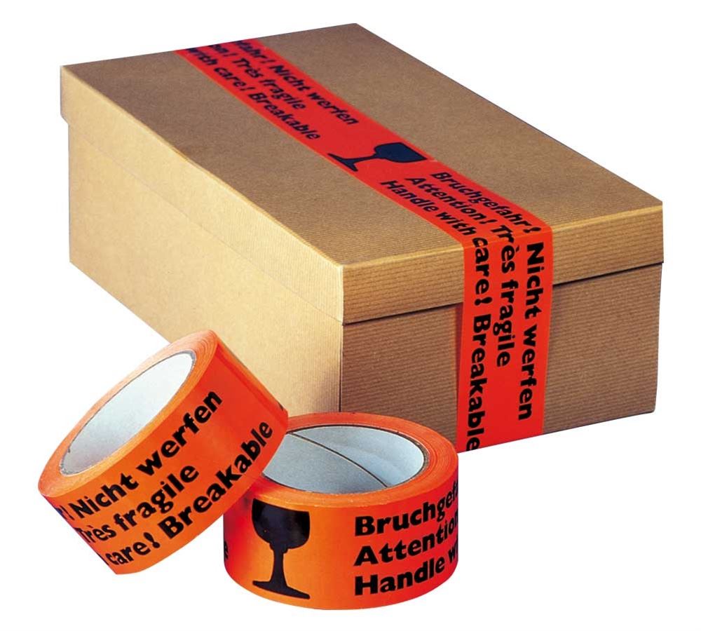 Package tape: Adhesive tape Fragile 