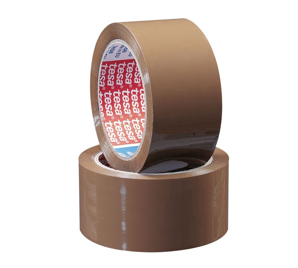 Package tape: tesa packing tape 4024 + brown