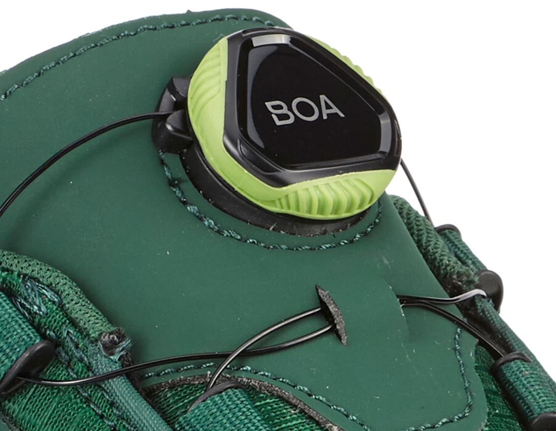 O1: O1 Work shoes e.s. Corvids II low + green/seagreen 1