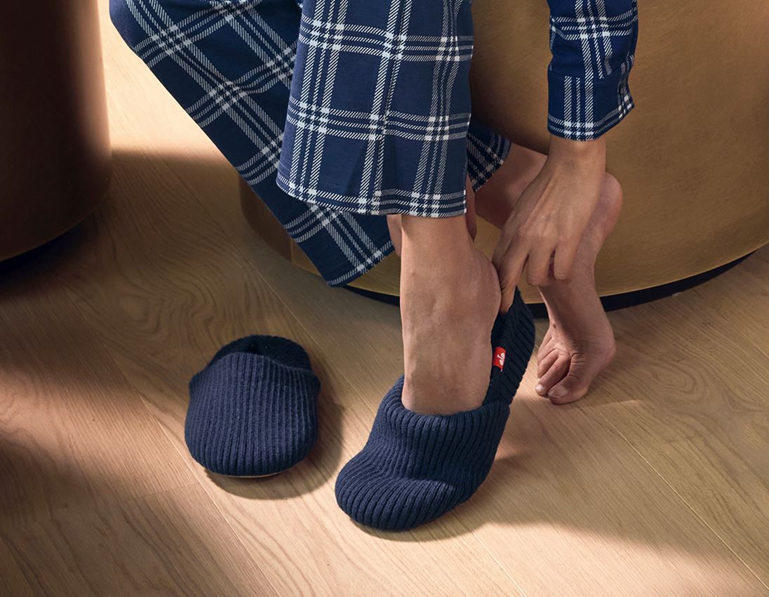 Accessories: e.s. Slippers + deepblue