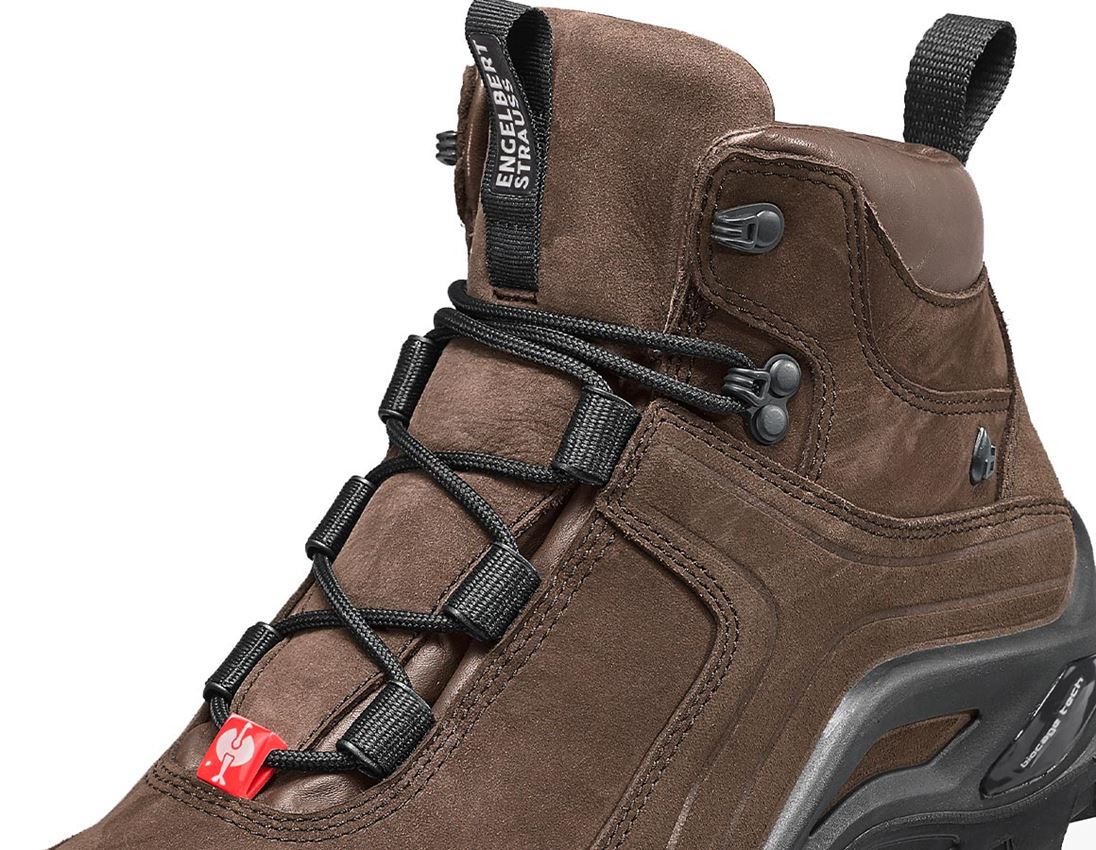 Safety Trainers: e.s. S3 Safety boots Nembus mid + bark 2