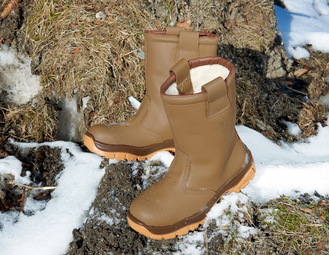 S3: S3 Winter safety boots + brown