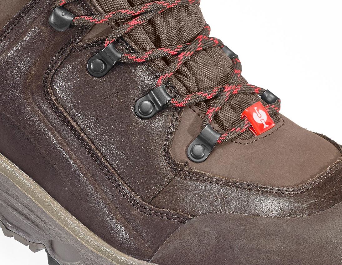 S3: S7S Safety boots e.s. Siom-x12 mid + chestnut/hazelnut 2