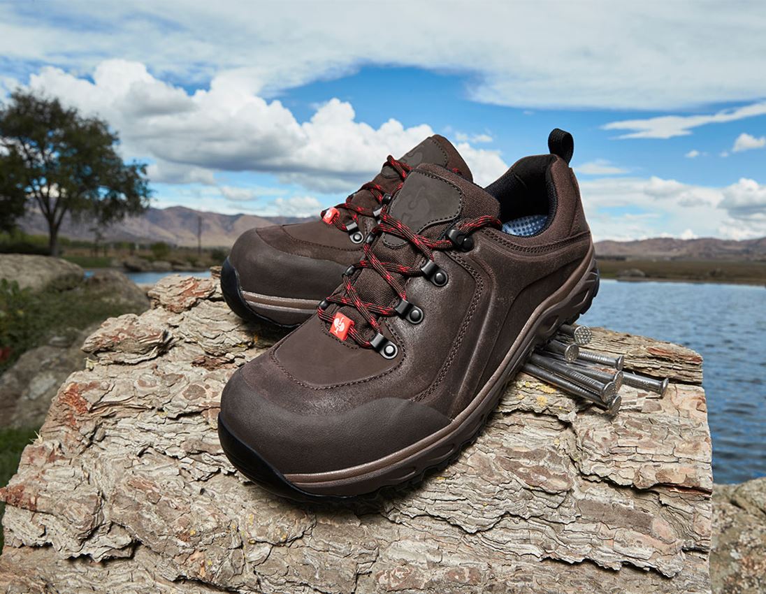 S3: e.s. S3 Safety shoes Siom-x12 low + chestnut